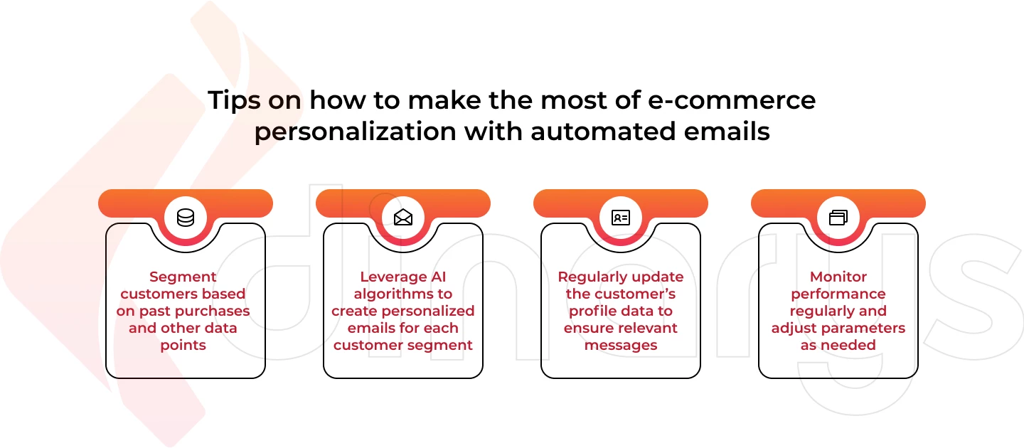 Tips on how to make the most of e-commerce personalization with automated emails: